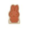 Face Stamp Bruna Wood Piece Miffy and Floral Clothes Children's 2011-002