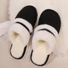 Fashion Women Winter Warm Ful Slippers Women Slippers Couple Home Slippers Indoor Plush Size Casual House Flat Bottom Slides Shoes
