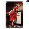 Vintage s Metal Wall Art x Inch Retro Kitchen Sign for Home Decor Indoor Outdoor