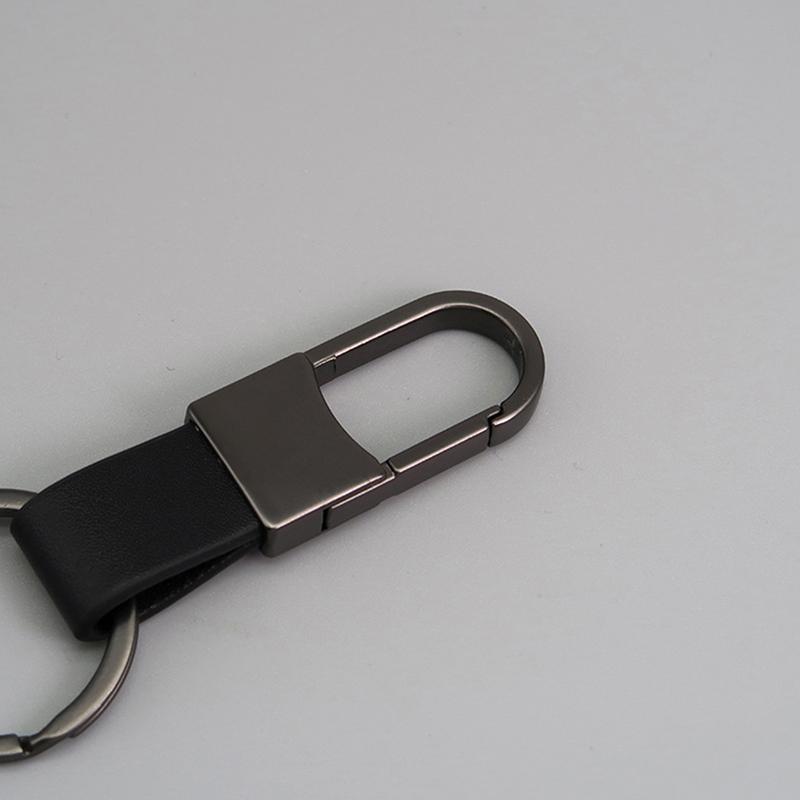 Legierung Leder Schlüsselanhänger Multifunktional Langlebig Leder Hüftanhänger Schlüsselanhänger Karabinerhalter Anti-Verlust