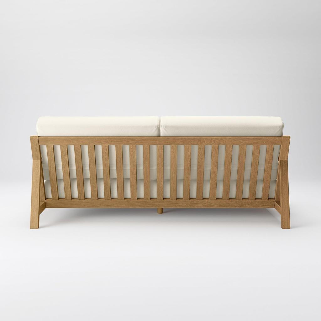 MUJI Washed Cotton Canvas Natural For Sofa Body and Wooden Urethane Pocket 3 82992717 Cover, Color, Frame, Coil, Seater,