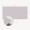 Decorative Self-Adhesive Vinyl Panel - For Hallway 120x60 cm Light Purple Color