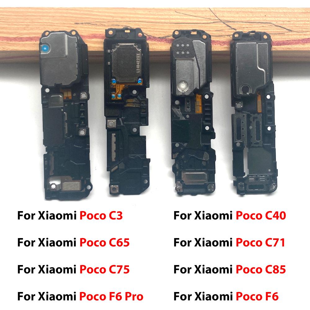 Loud Speaker Buzzer Ringer Replacement Accessories Parts For Xiaomi Poco C3 C40 C65 C71 C75 C85 F6 Pro F7 Ultra X7 Pro 5G