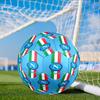 Napoli Blue Energy Symbol Size 5 Soccer Ball, Suitable for Training and Matches, High-Elasticity, Wear-Resistant Material Gift for Fan