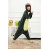 Unisex Anime Kigurumi Pajamas Dinosaur Cosplay Costume Winter Hoodies Party Sleepwears Set