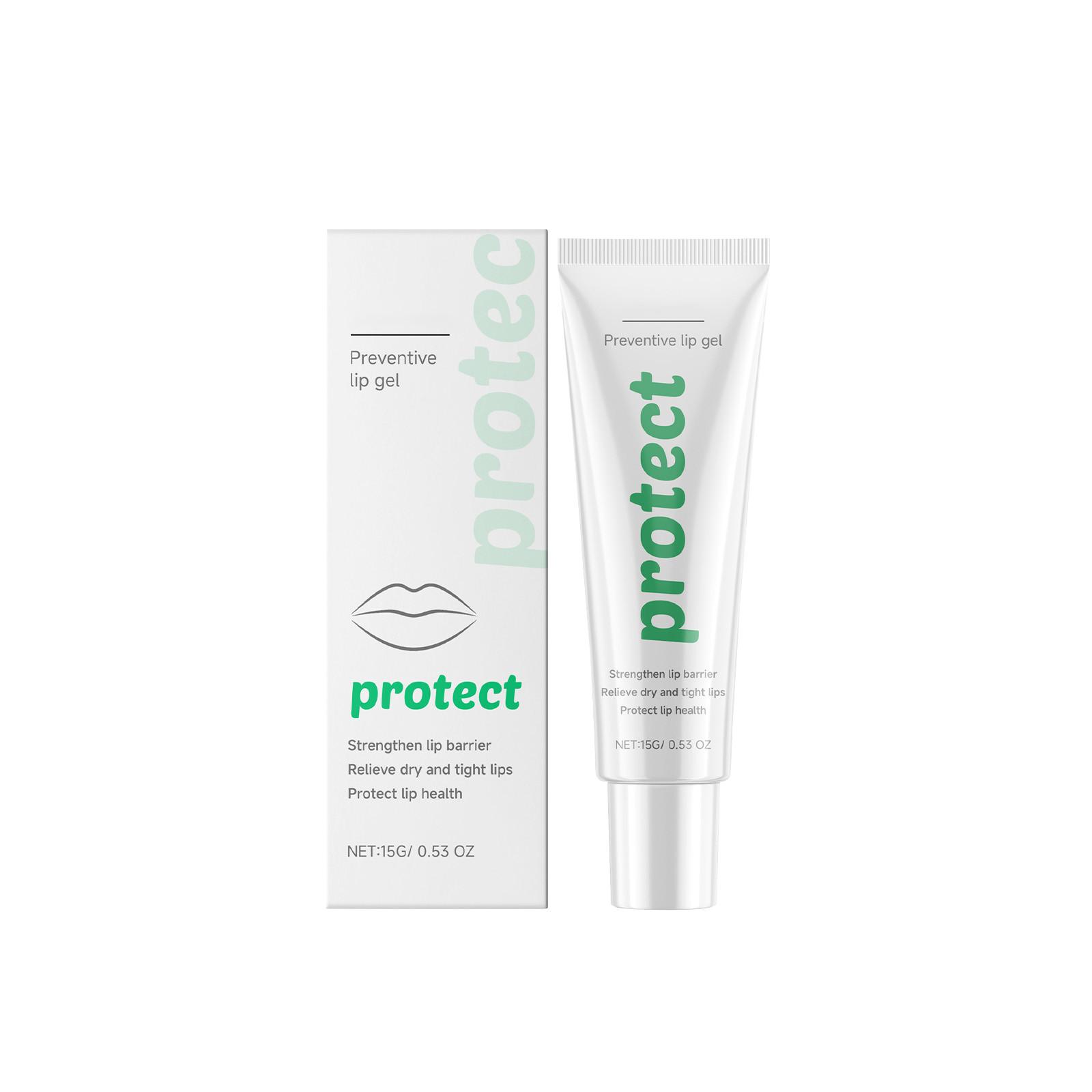 

Профилактический гель для губ, бальзам для губ, уход за хейлитом, гель для ухода за губами, увлажняющий гель для ухода за омертвевшей кожей и герпесом, 15 г One Size белый