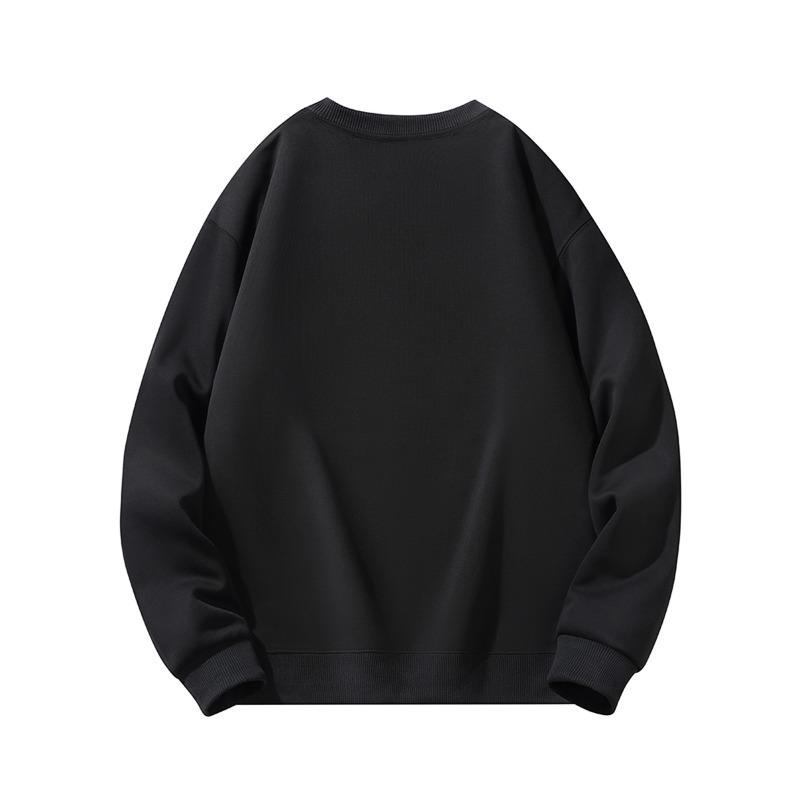 New Men'S Halloween Theme Print Round Neck Sweatshirt, Pattern Loose Casual Pullover Top 100% Cotton Printed Long-Sleeve Crew Neck Pullover