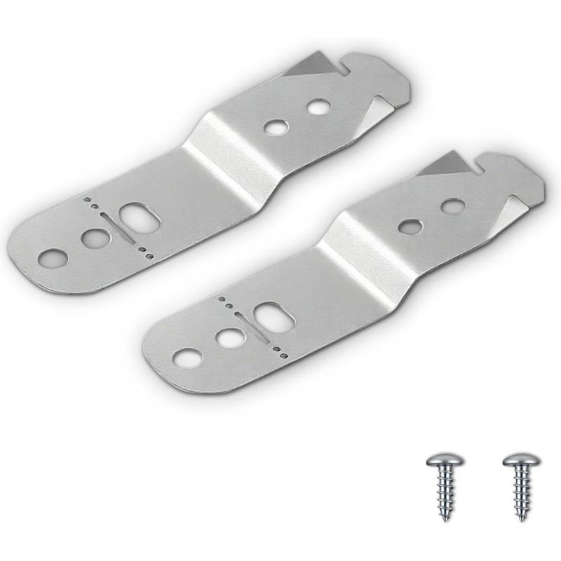 2Pieces Dishwasher Installation Clamp Replacement Set Universal Fit Mounting Brackets Suitable for Multiple Brands