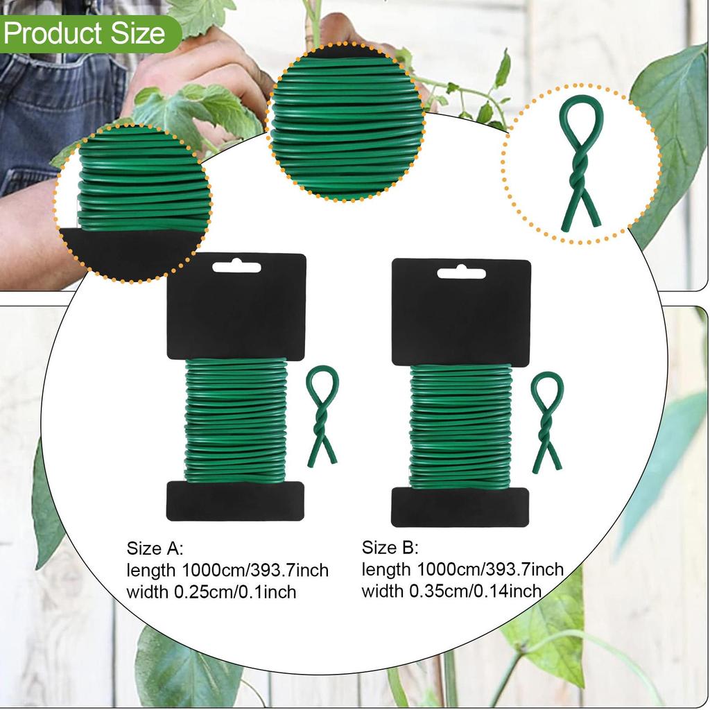 Plant Tie Flexible Waterproof Garden Wire for Home Organizing Tomatoes Vines