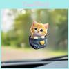 Whimsical Acrylic Cat Home Decor And Car Pendant For Cheerful Interior Styling