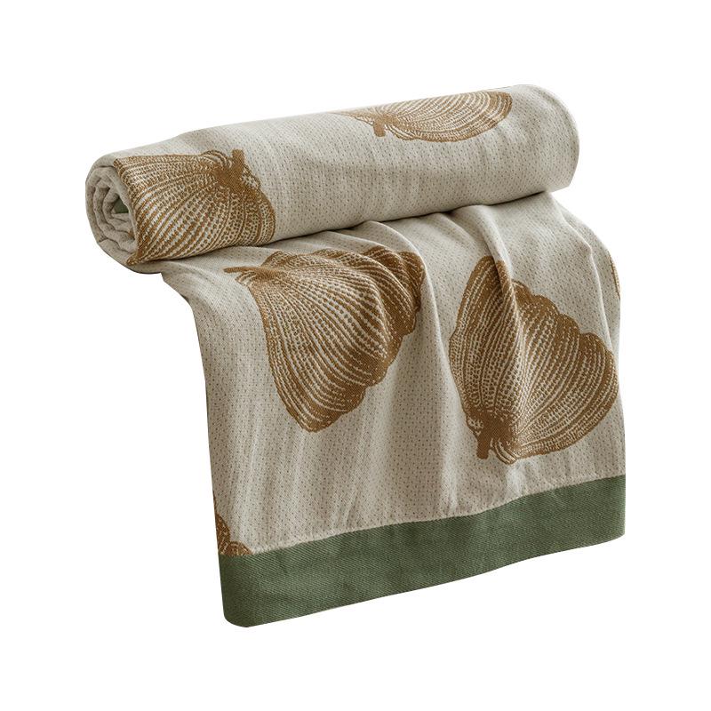 Couverture d'été légère en gaze de bambou-coton