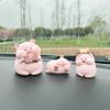 Cute Pig Nannan Car Interior Ornament - Creative Decompression Decor for Women