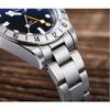 ADDIESDIVE Hot Sale GMT Quartz Watch Stainless Steel Bubble Mirror Glass BGW9 Super Luminous Men's Watches AD2035 NEW Waterproof
