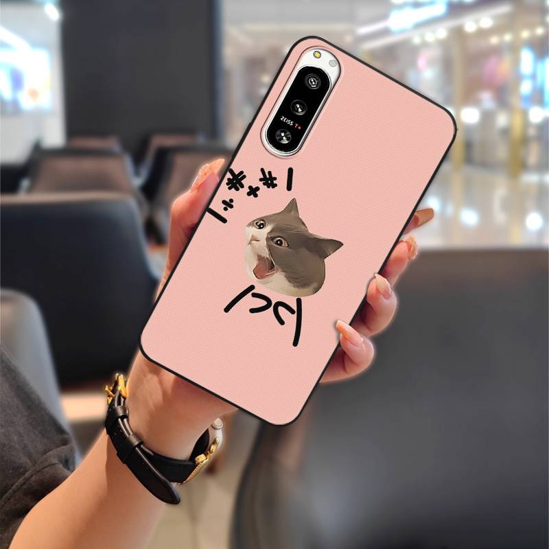 Graffiti Dirt-resistant Phone Case For Sony Xperia5 IV Anti-dust Phone Pouch Protective Full Wrap Durable Back Cover TPU