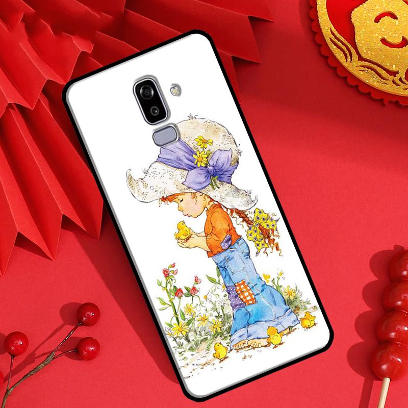 Sarah Kay pattern Case For Samsung J7 J5 J3 J1 2016 A3 A5 2017 J6 J4 Plus A6 A7 A8 A9 J8 2018 Cover Shell