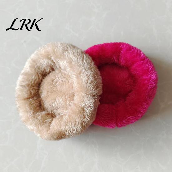 Cozy Bed for Parrots Shaggy Plush Parrot Bed, Warm Fuzzy Sleeping Pad, Round Fluffy Soft Nest Sugar Gliders Winter Hamsters Budgies Lovebirds