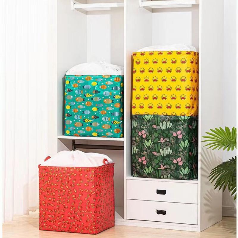 1PC Organize Storage Boxes, Fabric Folding, Drawstring Storage Bags, Clothing Storage Boxes, Storage Basket, Toy Storage