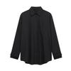 2025 Spring Women's Versatile Shirt with Turn-Down Collar and Turn-Back Cuffs