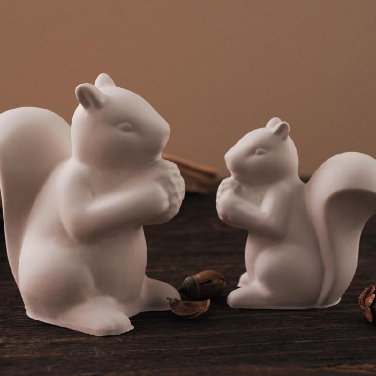 Multi Purpose Silicone Mold Portable Silicone Squirrel Basket Mold For Artistic Resin And Plaster Crafting