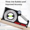 Professional Mechanical Slope Meter Multifunction Slope Measuring Ruler Magnetic Angle Slope Measuring Instrument Carpentry Tool