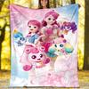 1pc Catch Teenieping Magic Sweethear4 Theme Blanket - Digital Print, Polyester, Cozy for All Seasons, Perfect for Outdoor, and Travel