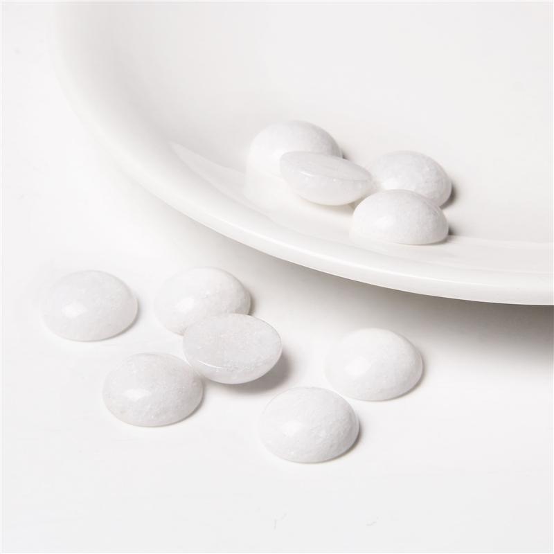 4-14MM 10pcs/lot Round Natural Stone Cabochon Beads Loose Gem Cabochon DIY Ring Pendants Necklace Accessories Needlework