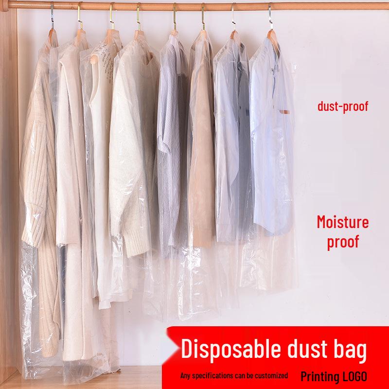 

Clear Disposable Garment Bag - Dustproof Coat Suit Protector 60 x 90 cm