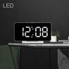 Modern LED Digital Clock Date Time Temperature Display Dimmable Backlights 2 Alarms Snooze Function USB Port 5V