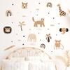 3Pcs Cartoon Boho Animals Wall Sticker Nursery Wall Stickers Children's Room Wall Decals Kids Room Decor Living Room Decoration