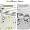 24 Piece Portable Bathroom Hooks For Shower Curtains Secure Snap Closure Easy Adjustments Multipurpose Use