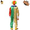 Halloween adult big men's circus happy clown costumes stage costumes cosplay costumes