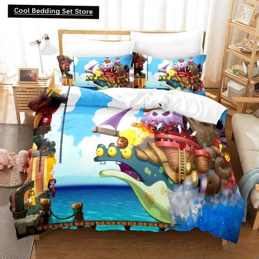 Kawaii Gromit Bedding Set Single Twin Full Queen King Size Bed Set Aldult Kid Bedroom Duvetcover Sets Print Anime Bed Sheet Set