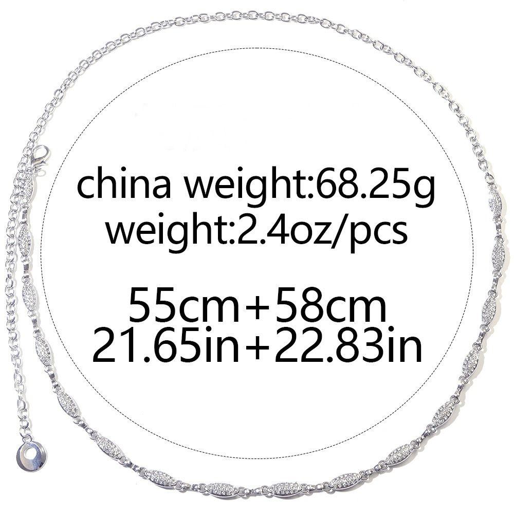 Metal Rhinestone Belly Belts Gold Y2K Waistband Colorful Crystal Waist Chain  Decorative Jeans