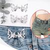 Hosenknopfstraffer Knopfbefestigungen Jeans-Passform Straffende Schnallen Silber Goldene Taillenschnalle Neue Mode Schmetterlings-Taillenschnalle