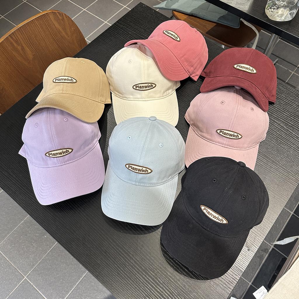 Spring and summer new sunshade sunscreen cap children deepen wide brim show face small baseball cap versatile soft top cap men