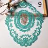 Classic Style Lace Placemat Embroidered Table Surface Cloth Dining Room Decorative Table Furniture Mats Party Wedding Antique Coffee Coasters