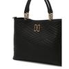 Daks Black Dd Logo Leather Tote Bag Dcba6e365bk