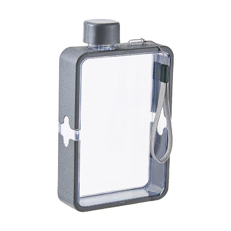 Obdélníkový hrnek na džus s velkou kapacitou Přenosné ploché láhve na vodu Opakovaně použitelný cestovní hrnek pro sport, kempování, posilovnu, fitness