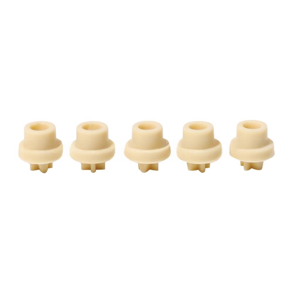 5Pcs Duckbill Check Valve Replacement For Stenner Pump, Synthetic Rubber Water Pump Parts, 7.7x4.7x11mm Beige