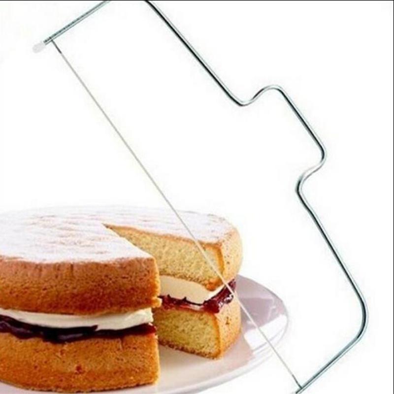 Buy Adjustable Wire Cake Slicer Leveler Pizza Dough Cutter Trimmer