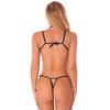 Womens Mesh Crotchless Bodysuit Halter Backless Hollow Out Leotard Lingerie