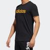 Adidas Neo T Shirts Men's Black Crew Neck Moderate Straight Fit FP7441
