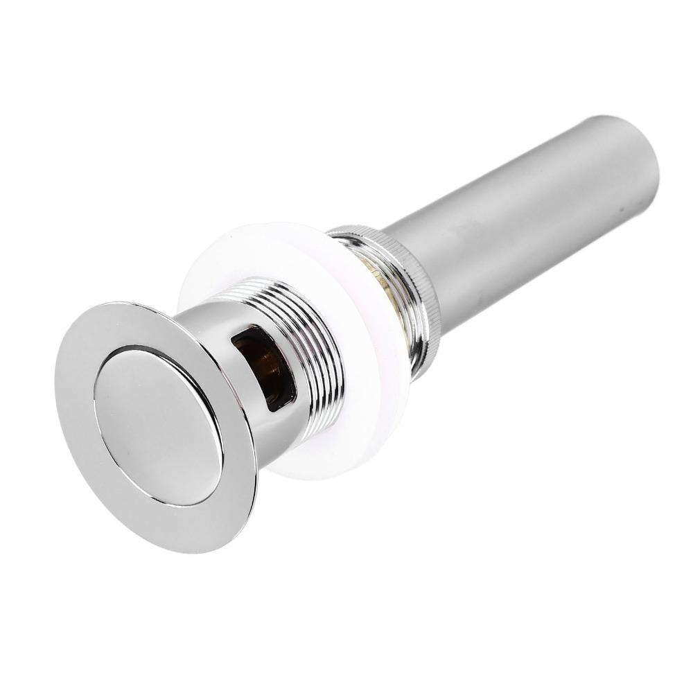 Stainless Steel Sink Drain Push Bounce Sink Drain Parts Premium Sink Stopper  Bathroom
