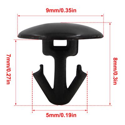 10X/20X Clips För Nissan Qashqai X-trail Dualis Rogue Sport 2013-on Bakdörr Gummitätningar List Vädertätning Fäste R