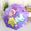 1pc Magical Starry Night Adventure: Cute Bunny & Bear Umbrella - Automatic Opening/Closing, Foldable Design, Outdoor Use, Festive Gift for Fans, Trave