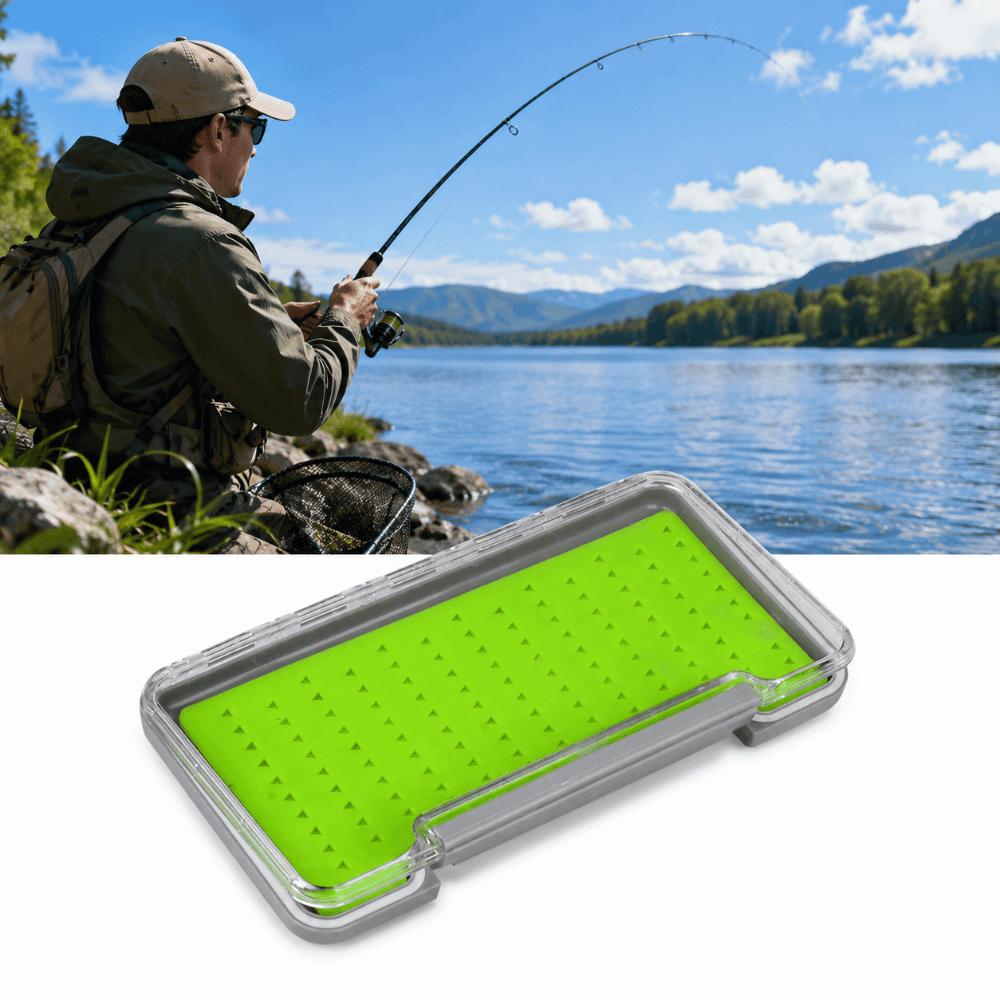 2PCS Super Slim Fly Fishing Box Clear Lid Fly Box Portable Fly Storage Case  Fly Fishing