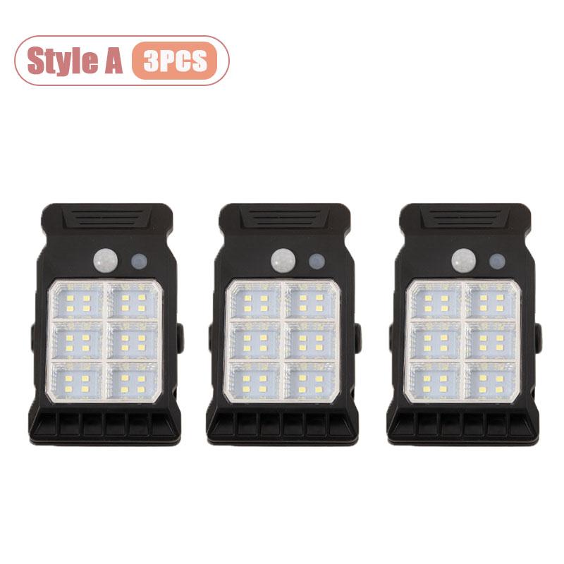 Solar Garden Lights Motion Sensor Clip-on Outdoor Lighting Multi Functional Yard Lawn Lights for Home Patio Garden Decoration