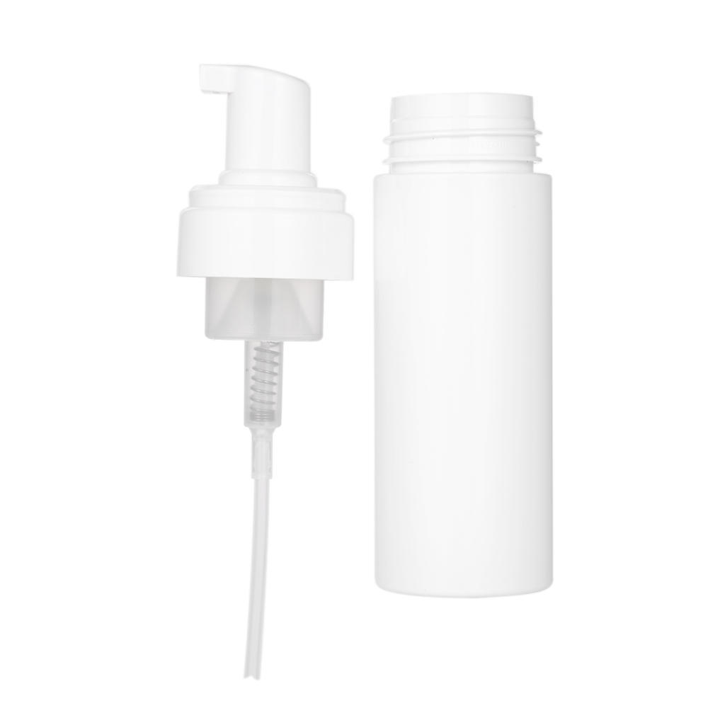 1pc 150ML(5.2oz) Foam Bottle Mousse Soap Foaming Pump Bottle Plastic White Empty Refillable