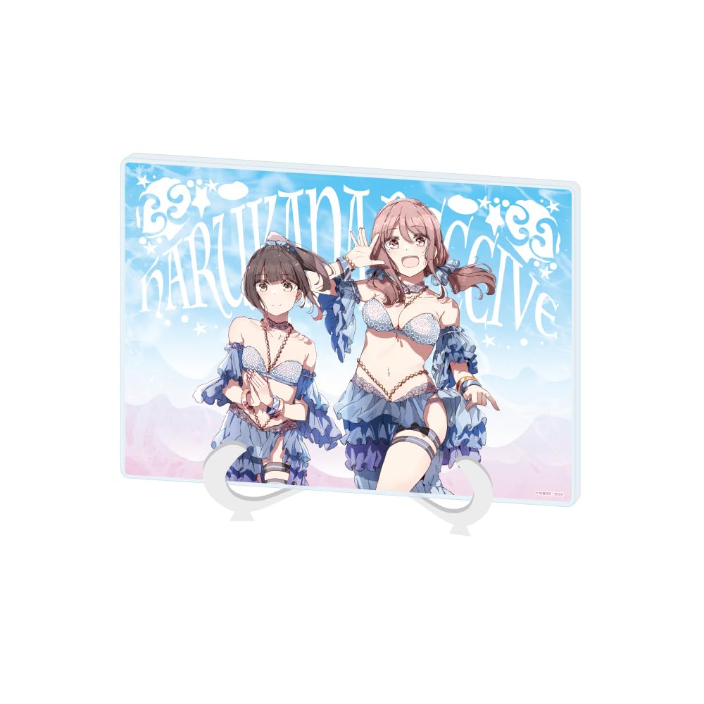 Harukana Receive 01 Haruka Ozora & Kanata Higa [Original Illustration] Acrylic Art Board [A5 Size]