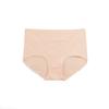 Ladies Spring and Summer Classic Pure Color Cotton Breathable Comfortable High Waist Belly Lift Hip Briefs